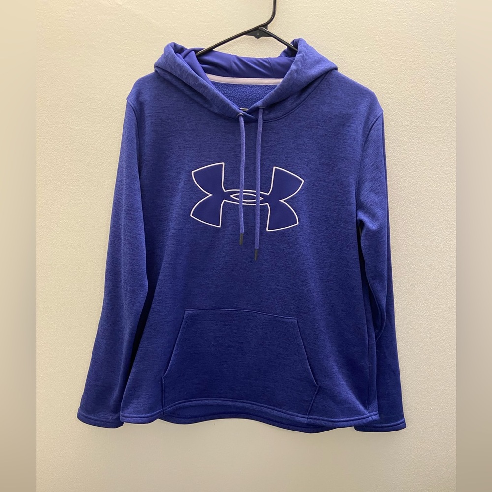 Under Armour Cold Gear Blue Pullover Hoodie